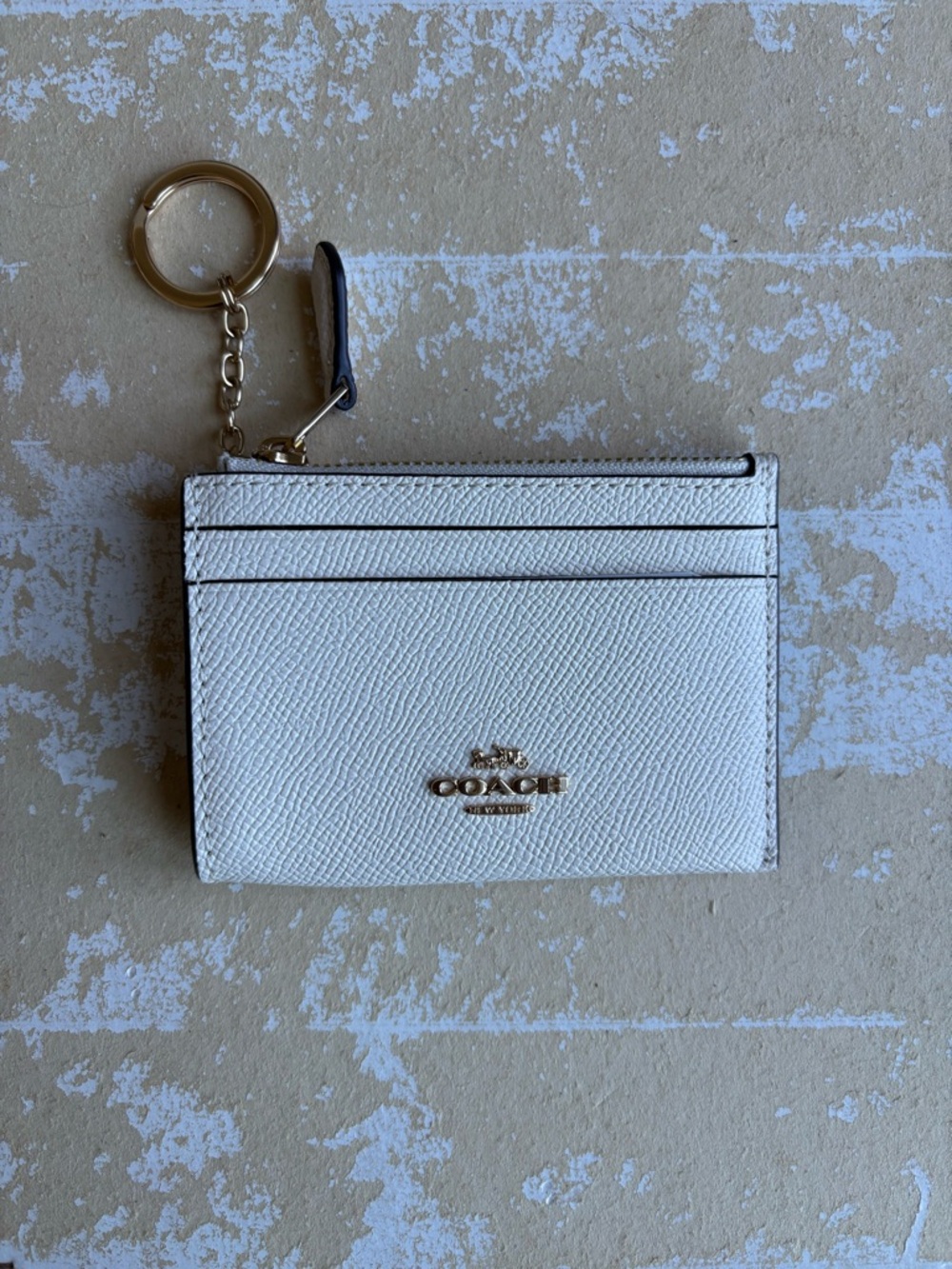 coach mini skinny id case - nwot